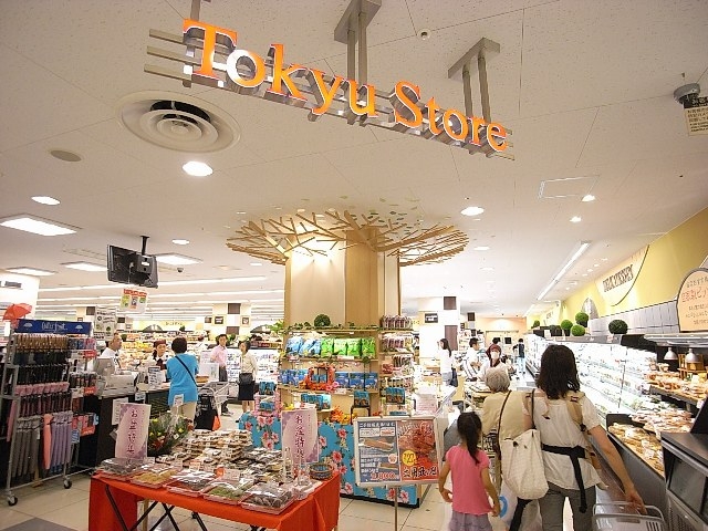 駅直結の二子玉川ライズ内には大型スーパーが2店舗！