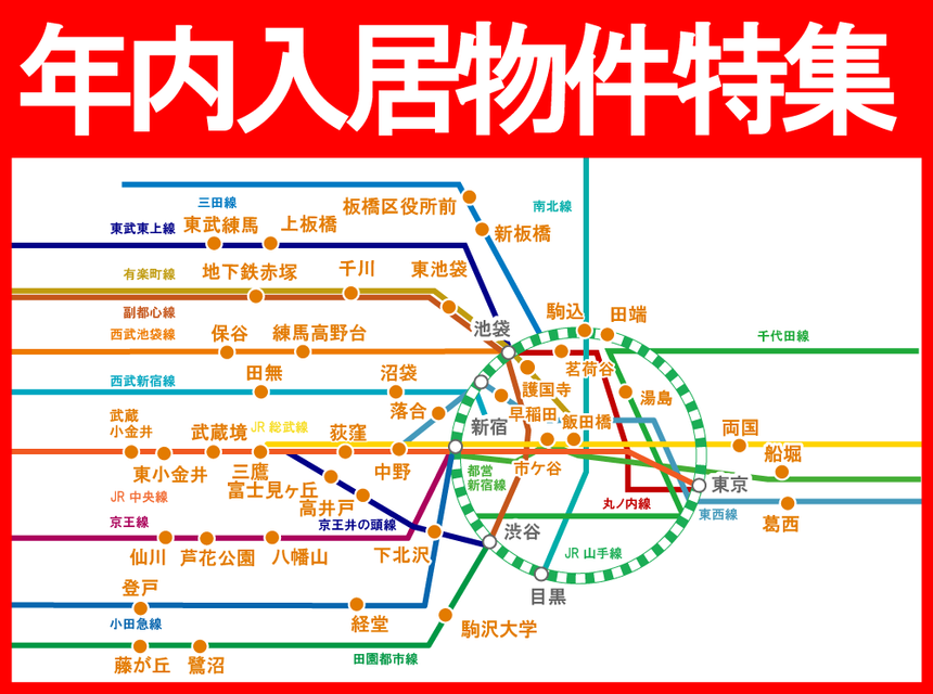 年内入居可能物件特集