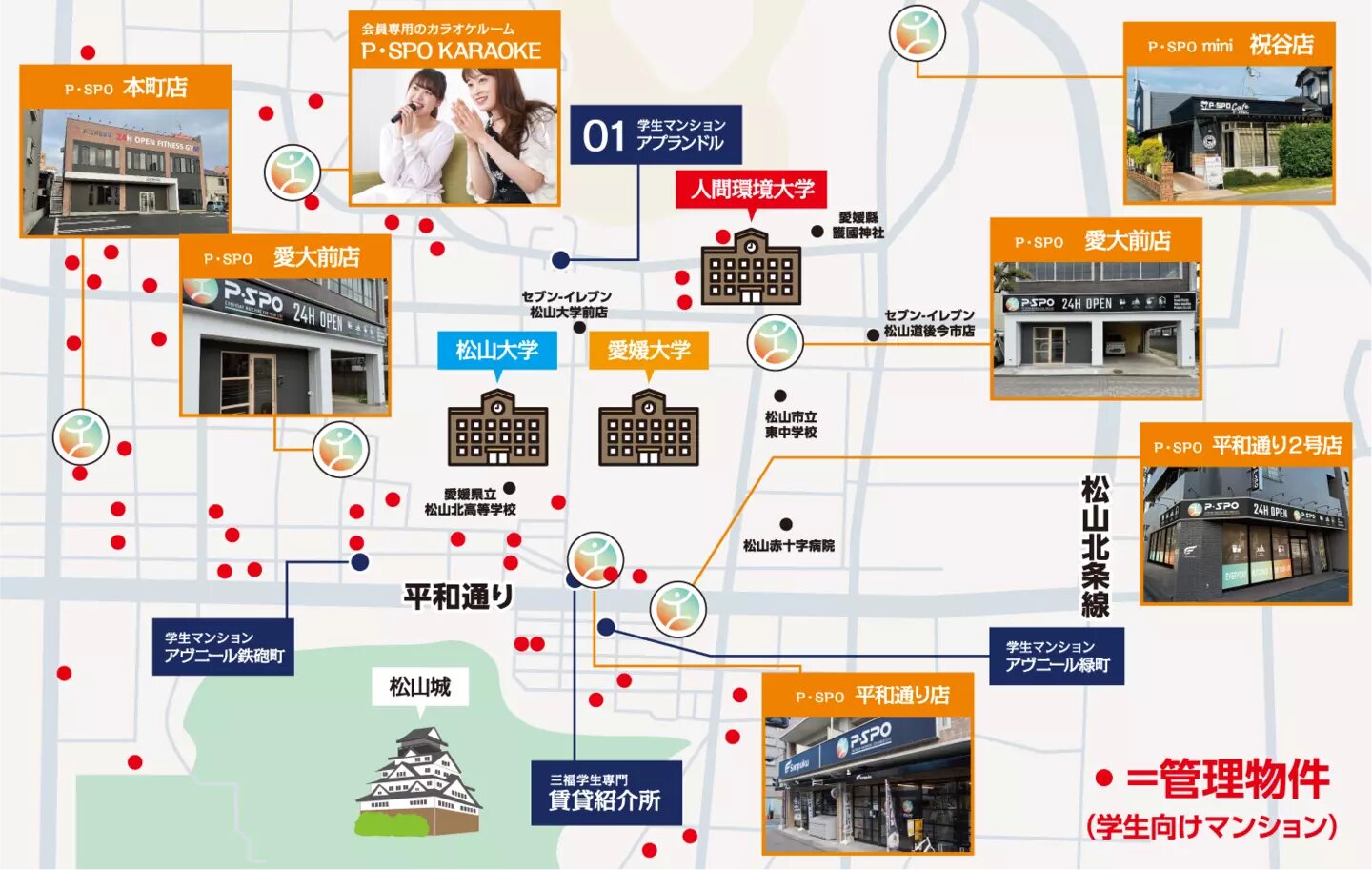 愛媛大学(樽味キャンパス)/愛媛県の学生会館総合情報サイト 学生会館